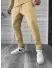 Trening barbati slim fit mustar Pantaloni + Hanorac K018 K16